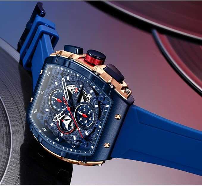 MINI FOCUS Fashion Hollow Big Dial Watch