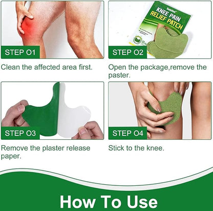 Knee Pain Relief Patch, Warming Herbal Plaster Pain Patches