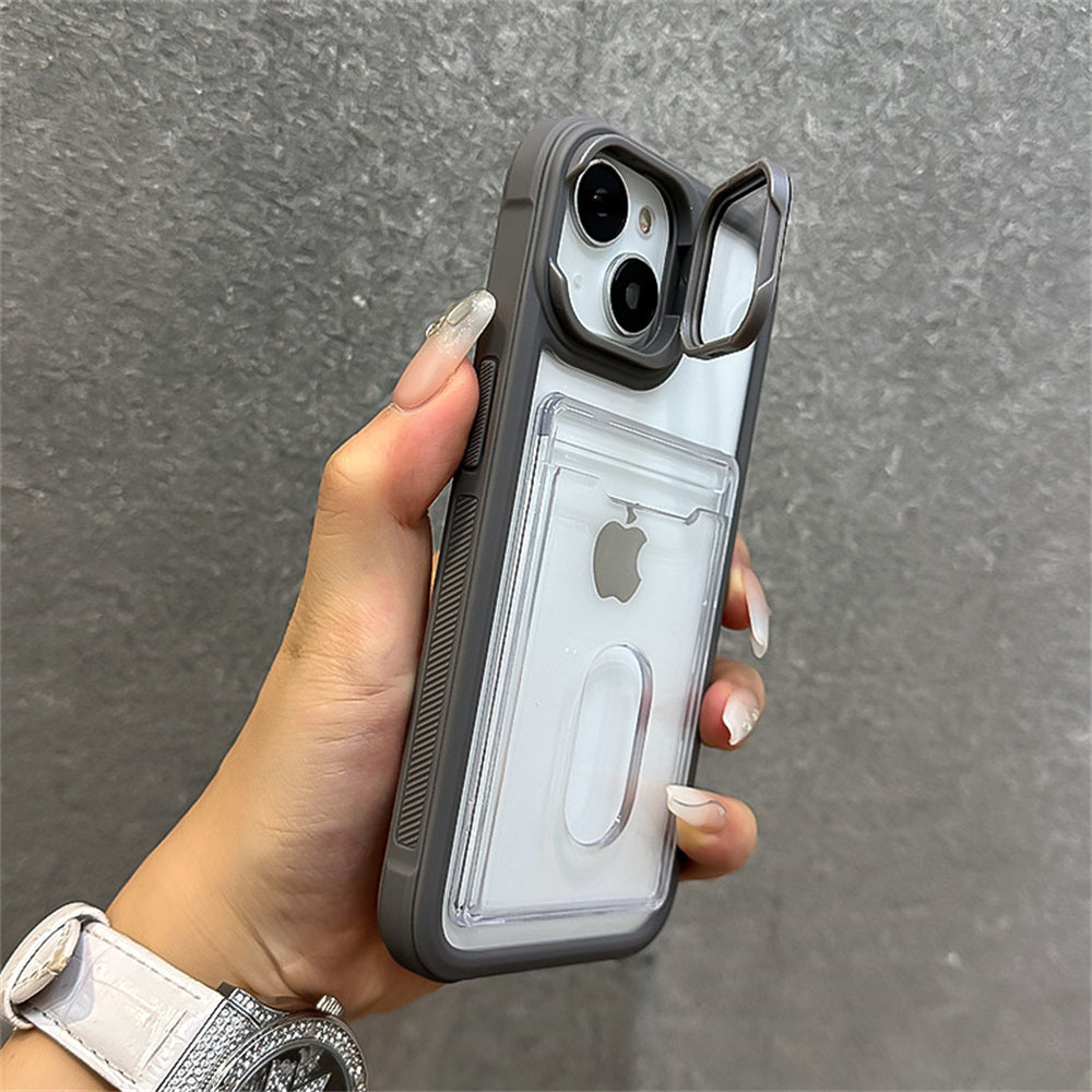 iPhone Luxury Card Holder Wallet Wrist Hand Strap Case