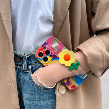 Small Yellow Flower Case For Iphone Small Yellow Flower Case & Straps 14 Long Cross Body